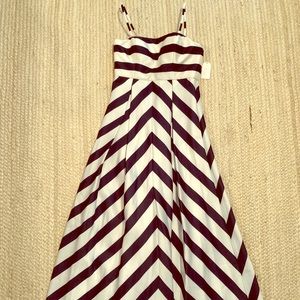 NWT Jessica Simpson Navy & White Striped Formal 6